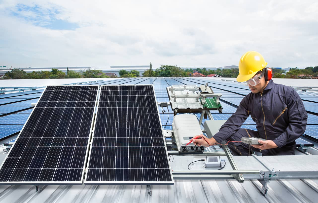 solar panel repair