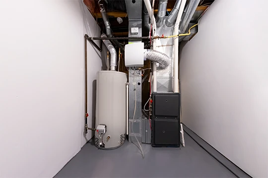 new HVAC installation